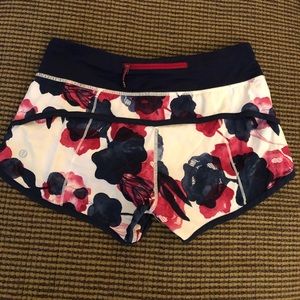 Lululemon speed shorts